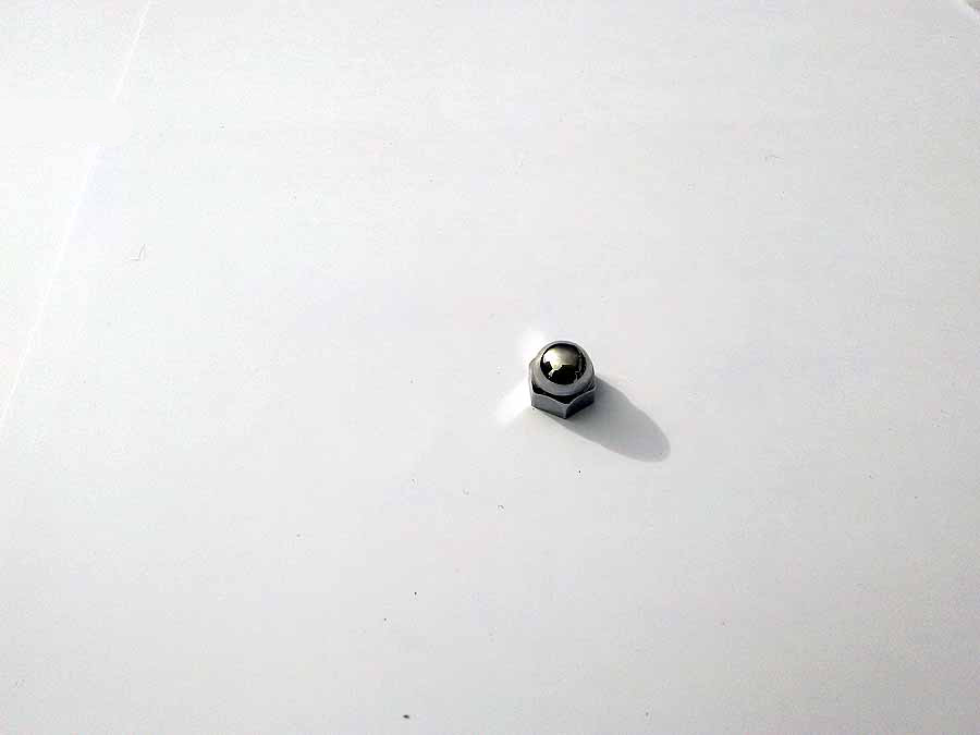 T140 rockershaft dome nut chrome unf