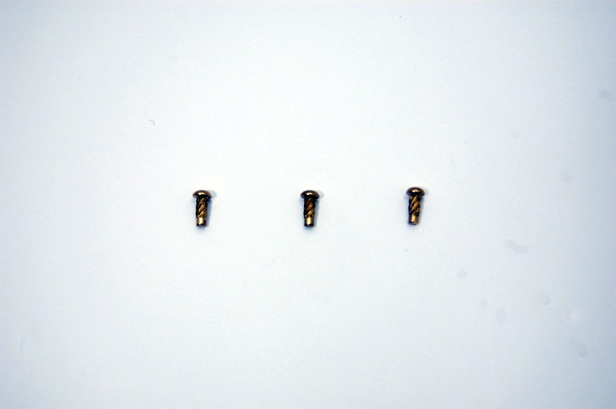 Hammer drive screw patent plate set of 3