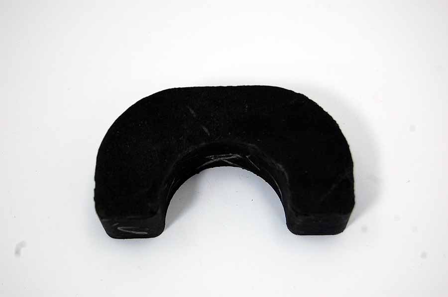 Tank saddle rubber wide A50 A65 steel tank front