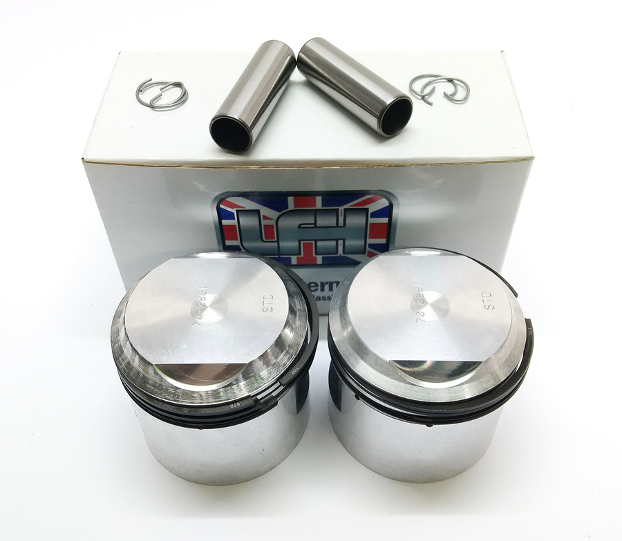 Triumph T110 TR6 T120 low comp pistons 7-1 alloy head +40