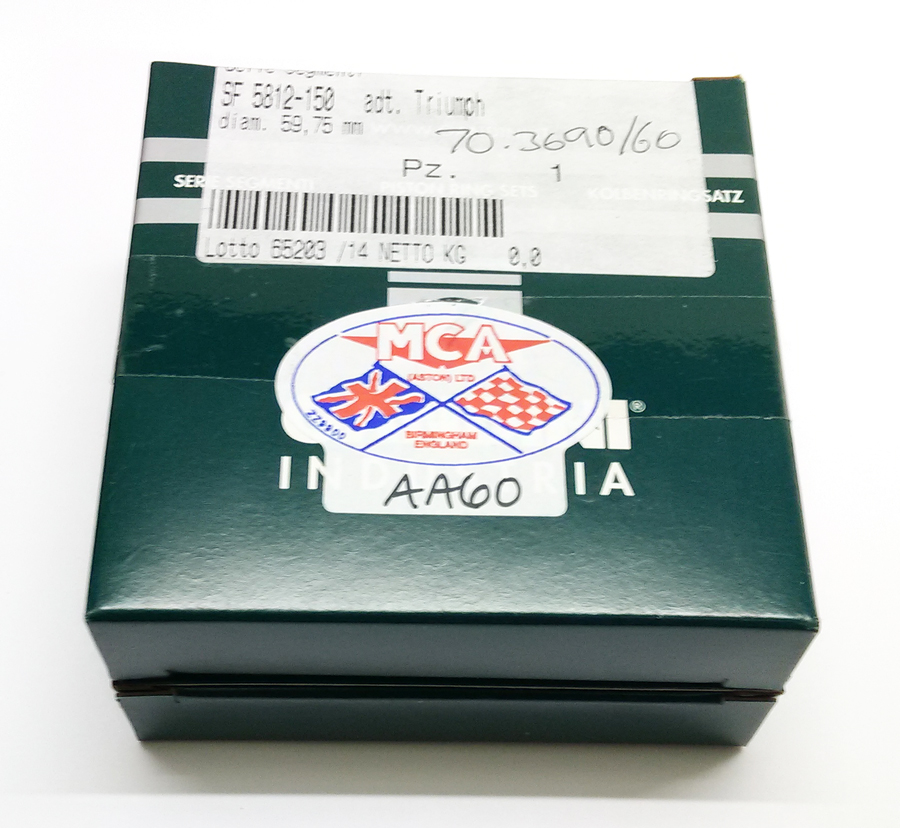 3TA T90 Piston ring set +60 GPM