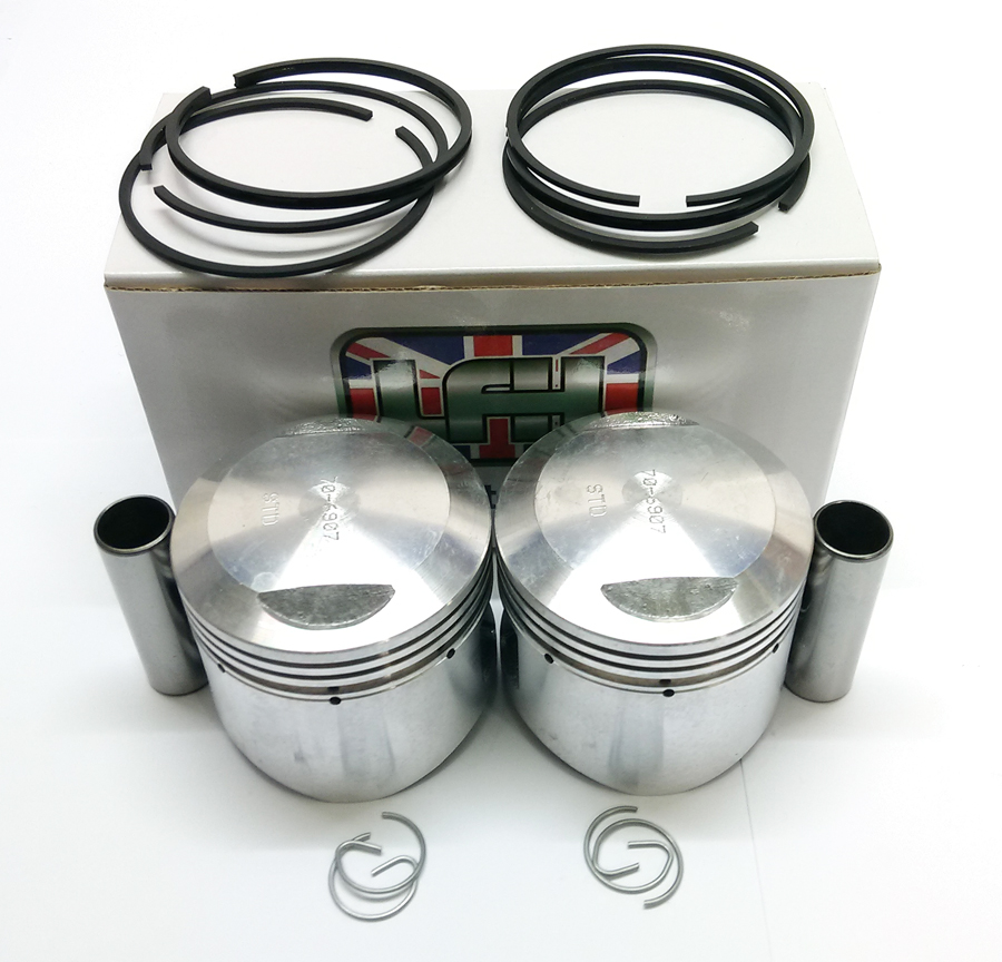 5TA  +20 low compression 7:1 compression pistons complete