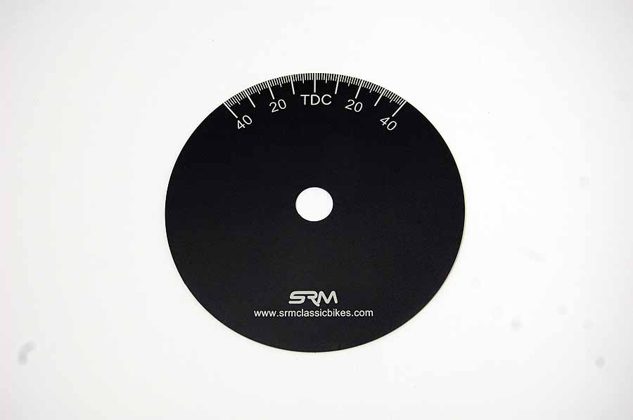 SRM alloy degree timing disc, unit twins