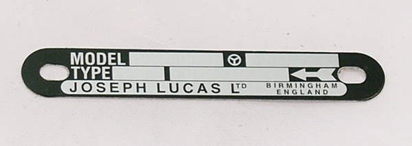 Lucas direction label black Anticlockwise