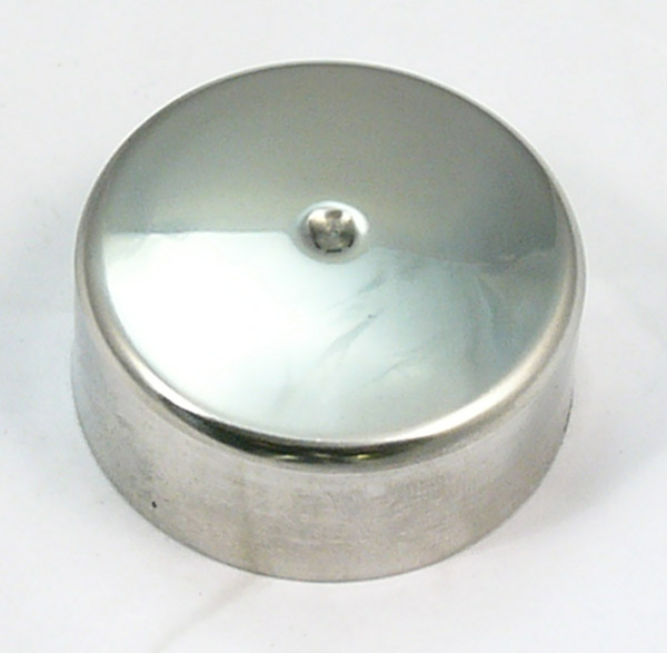 M01 End Cover - Stainless/chrome