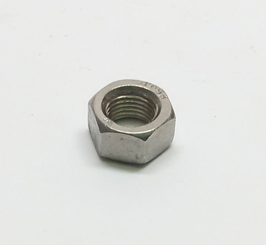 3/8 stainless nut plain UNF