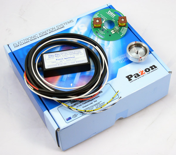 Pazon surefire BSA/TRI/Norton twins 12volt ignition system