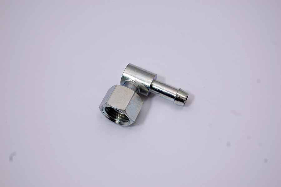 1/4 gas nut with 90* elbow spigot