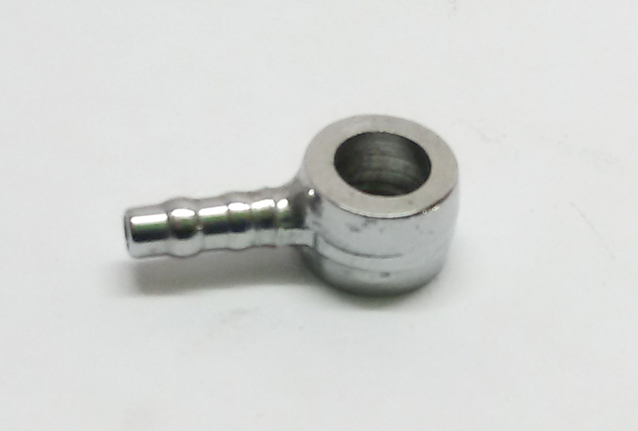 Banjo for fuel taps single metal type