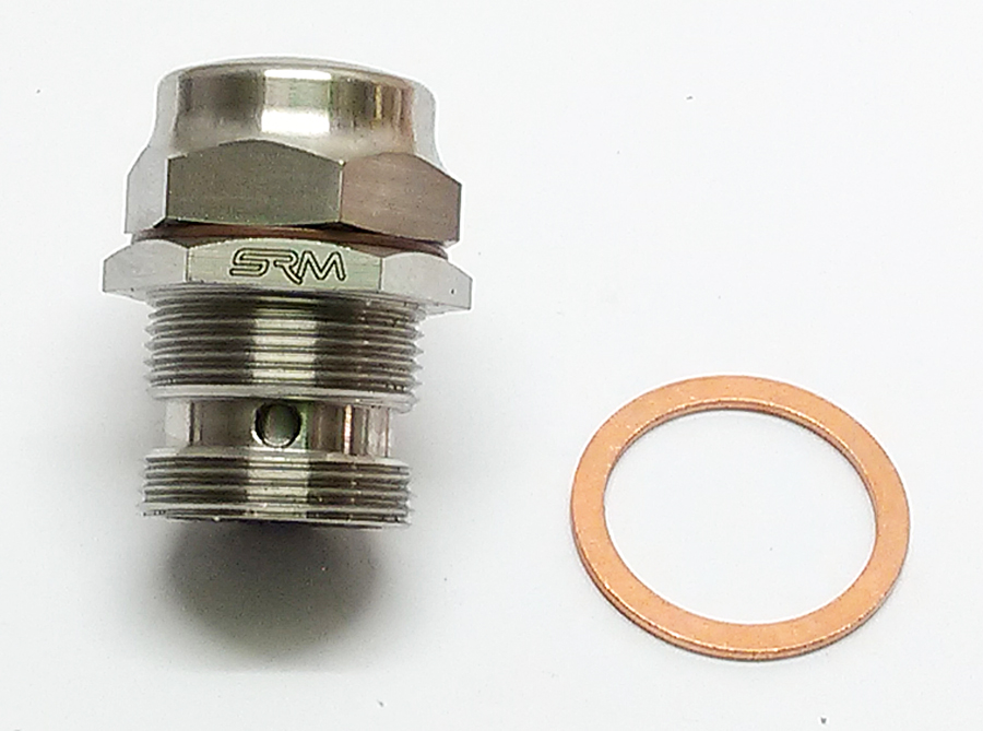 Norton twin Stainless steel pressure release valve 1960-75