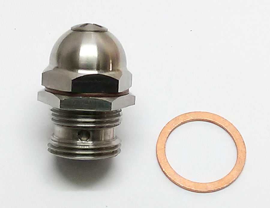 Stainless steel Button indicator pressure release valve