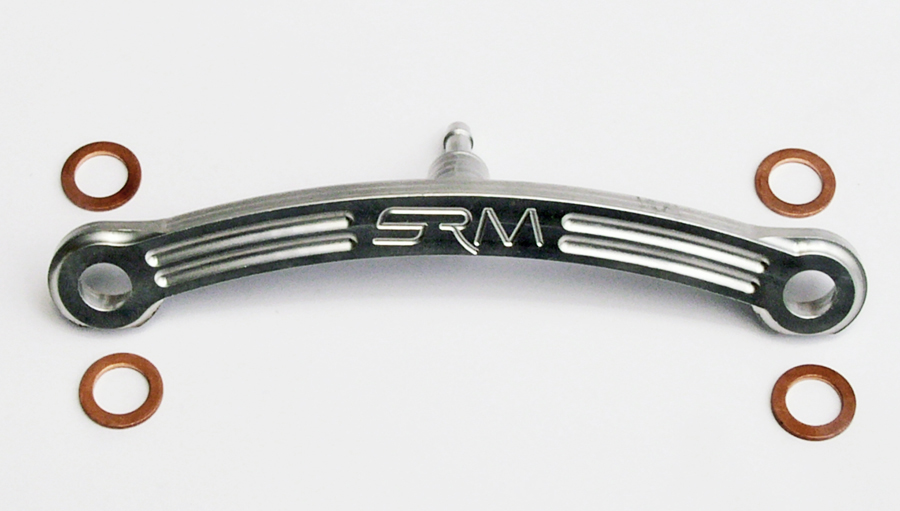 Pre unit 500cc rocker feed pipe, shorter than SRM-70.6349