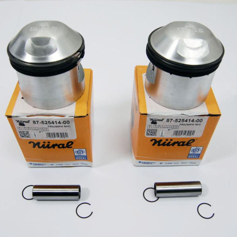 T120 +060 Pistons pair Nural made in Germany