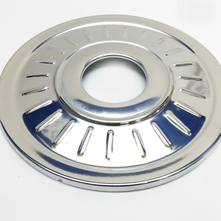 Hub cover plate front wheel hub 7 inch with indents