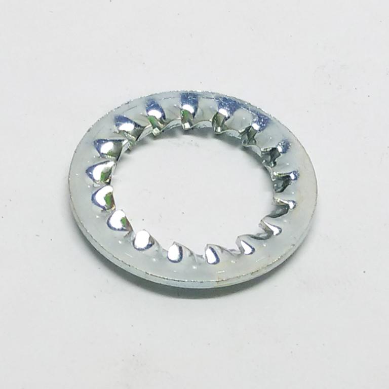 Swing arm hollow spindle lock washer