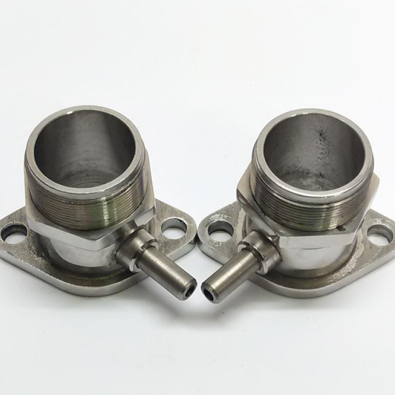 Inlet manifold 1964-68 stainless pair early type fine thread