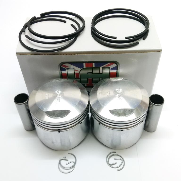 5TA  +60 low compression 7:1 compression pistons complete