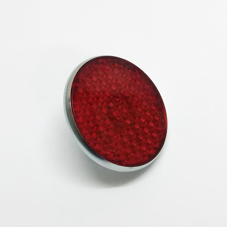 Rear round reflector red