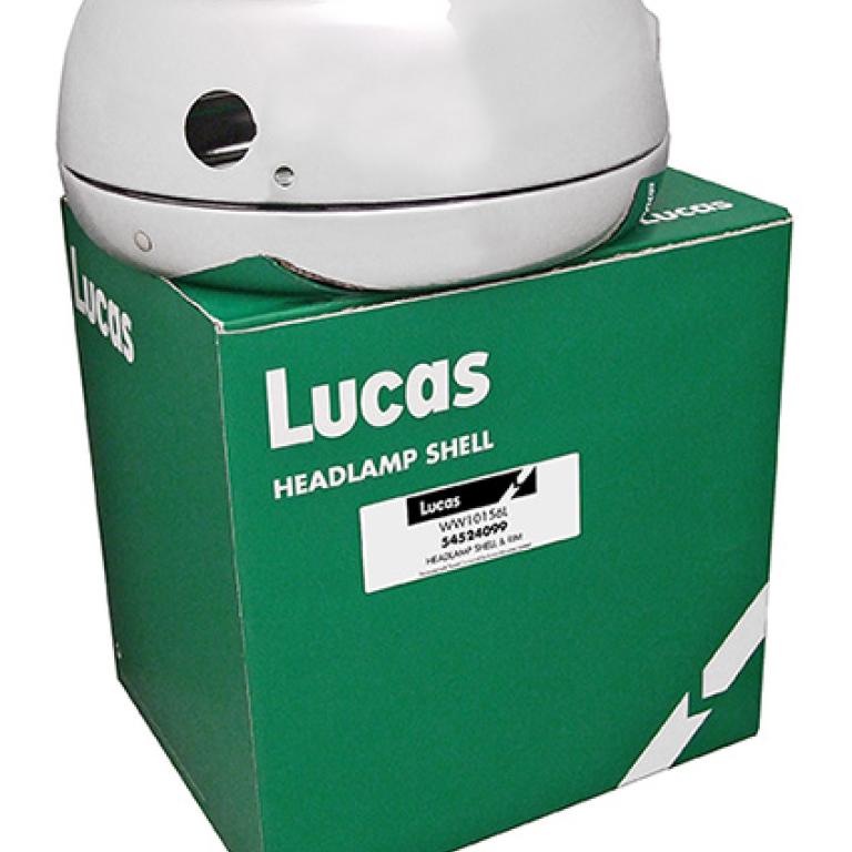 Lucas Flat backed headlamp warning lights and switch holes