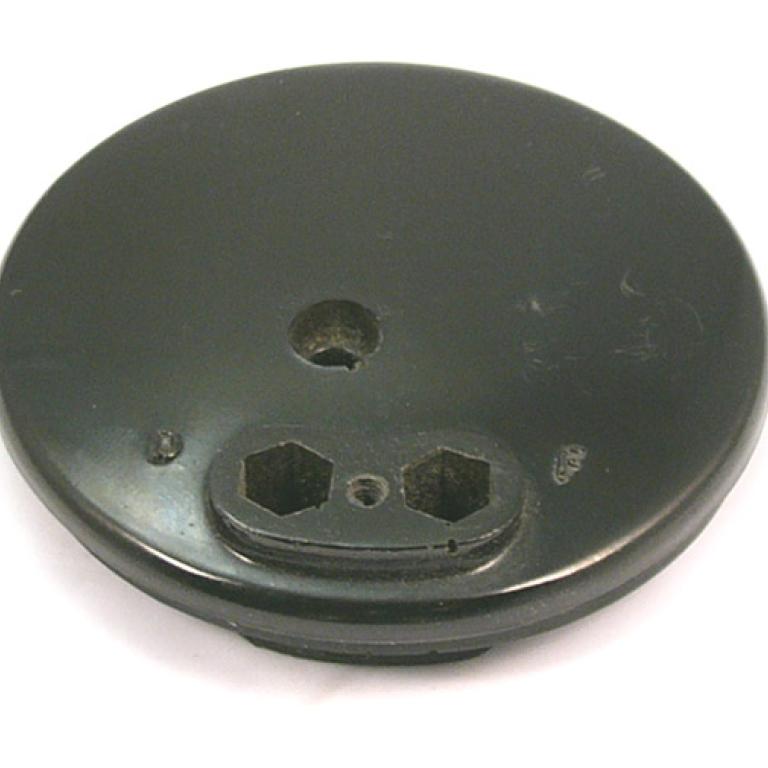 2 piece cover end plastic cap