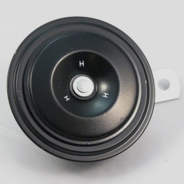 Universal horn 12volt bright zinc cover 70mm (new photo to follow)