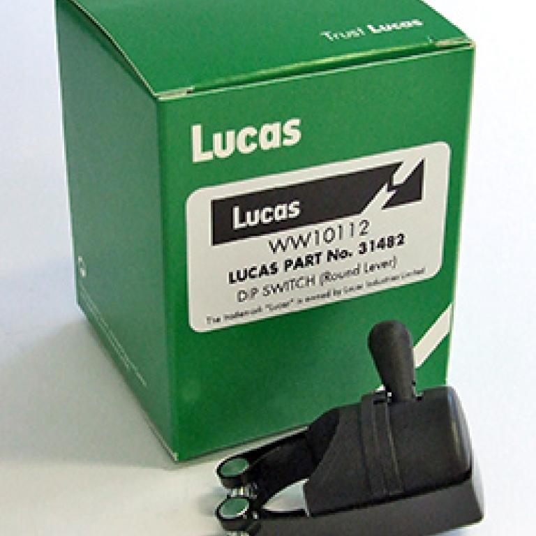 Lucas handle bar dip switch round lever