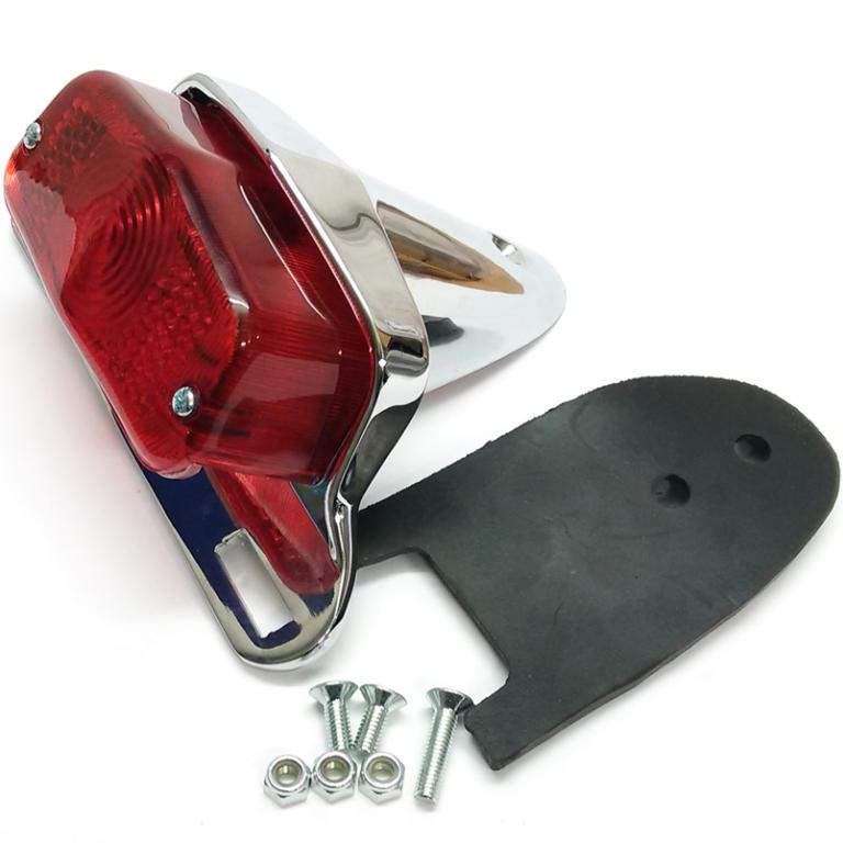 564 rear lamp with chromed alloy bracket & rubber & screws