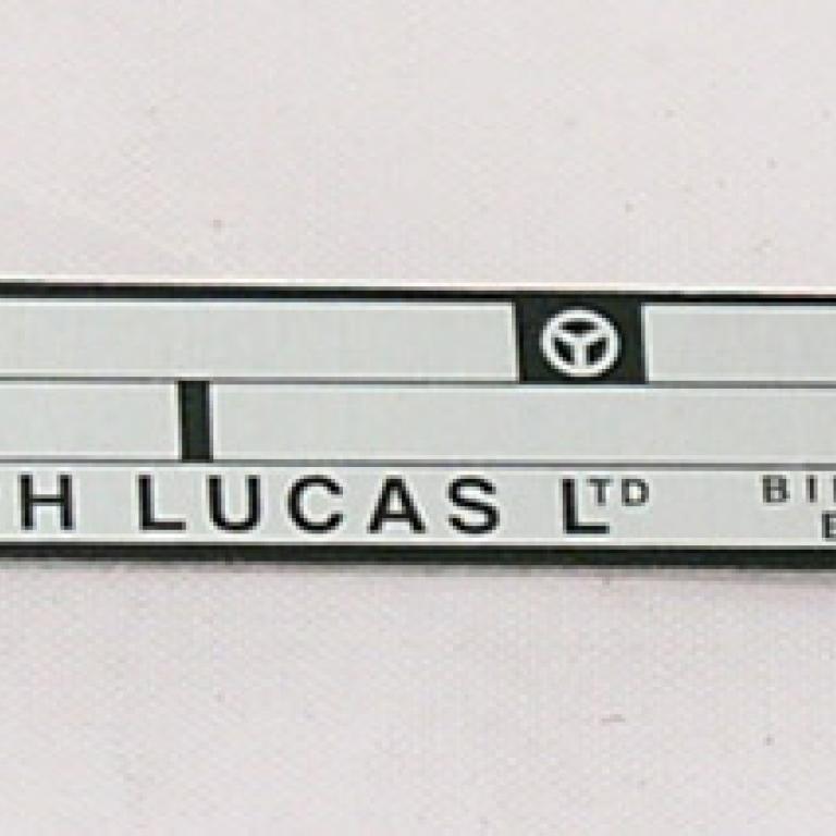 Lucas direction label black Anticlockwise