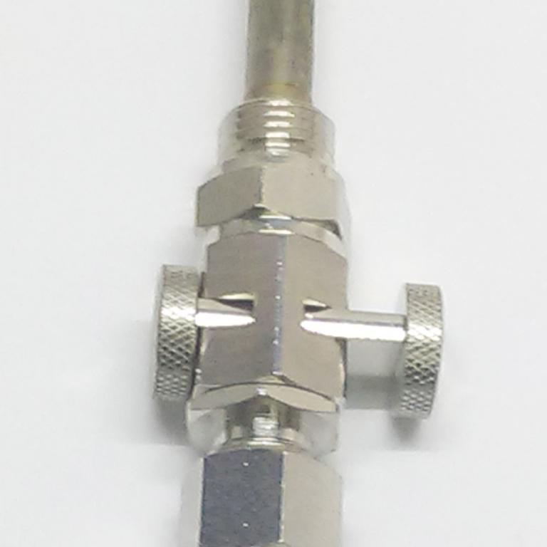 Push pull 1/4 gas thread, ethanol resistant, nickel plated