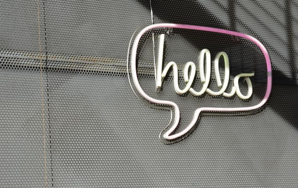 hello sign